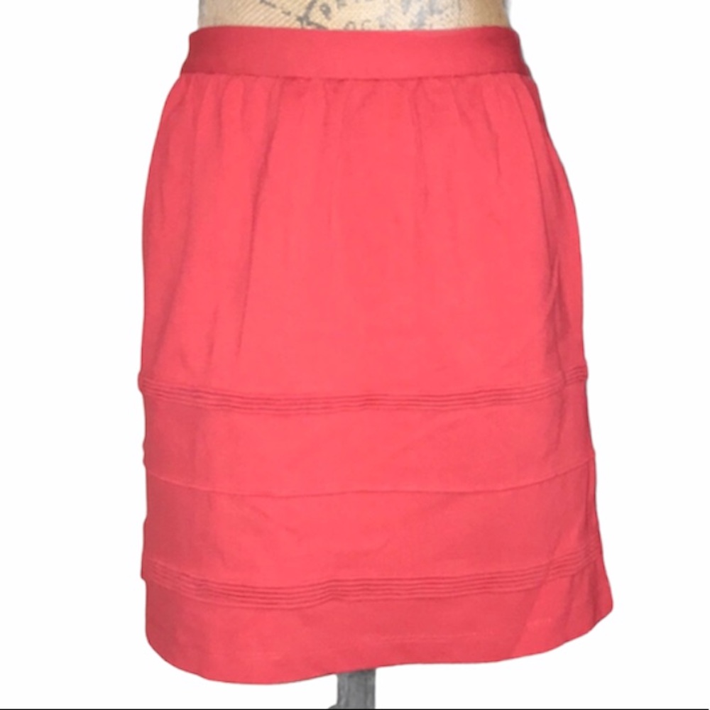 Trendy J. Crew Red Skirt - Picture 1 of 6